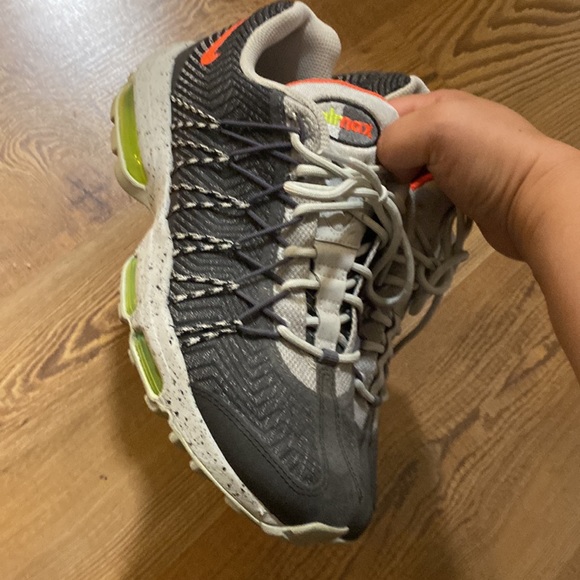 Nike Air Max 95 Ultra Jacquard JCQD Running Shoes Men's Size US 7.5 Gray - Picture 2 of 4